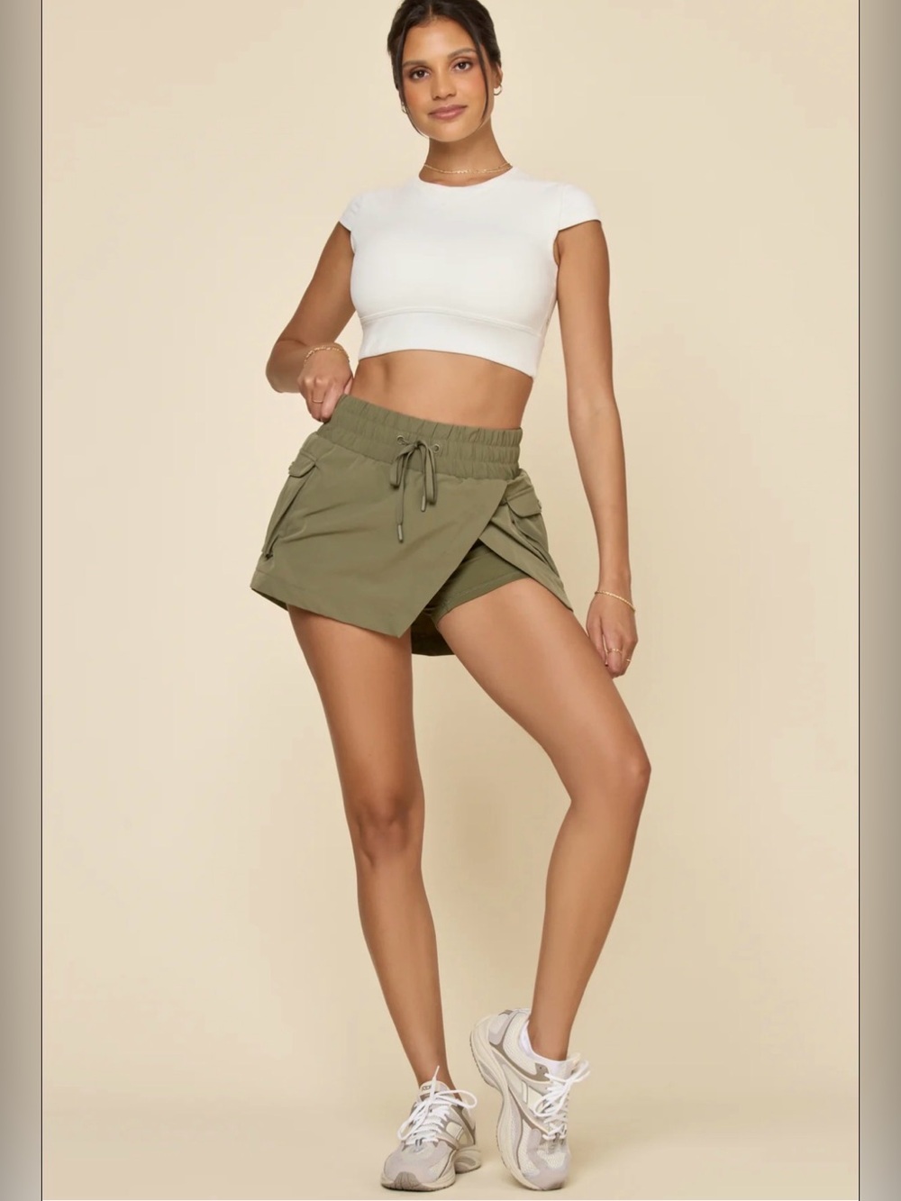 Popflex Hiking Superskort in Dark Olive Large